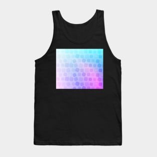 Cute soft pastel square pink purple and blue pattern Tank Top